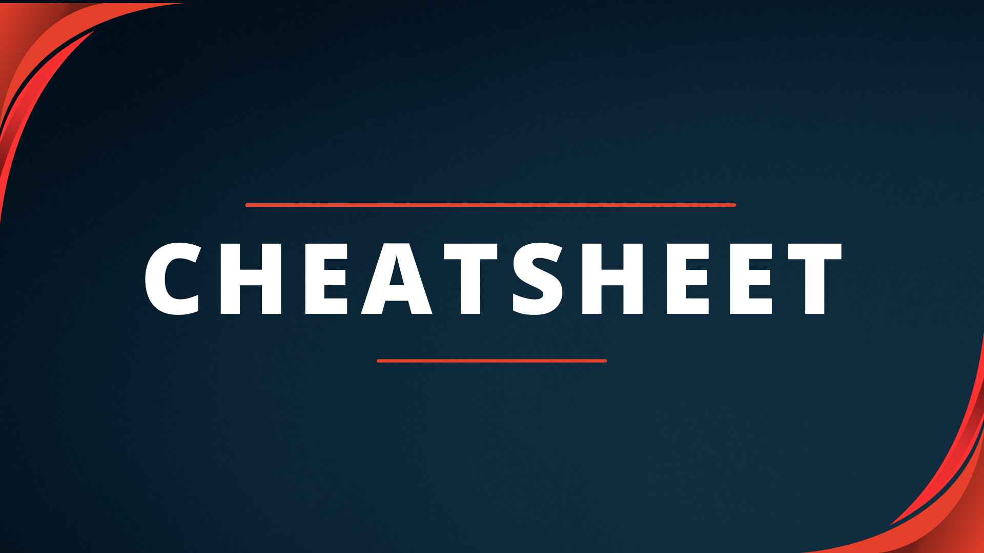 Cheatsheet